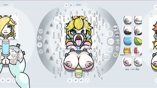 Fapwall Parody Hentai game Rosalina Peach Daisy gloryhole