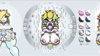 Fapwall Parody Hentai game Rosalina Peach Daisy gloryhole