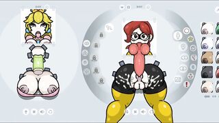 Fapwall Parody Hentai game Rosalina Peach Daisy gloryhole