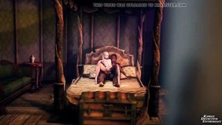 Ciri - Yennefer and Black Man, Animation Threesome