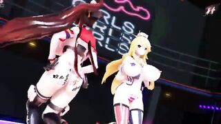MMD Iowa and Nagato Sex Dance