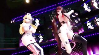 MMD Iowa and Nagato Sex Dance