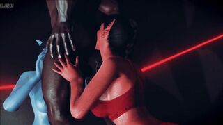 Aria and Phoenix get BLACKED