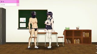 Pretty college lady having sex with a man in Breeding log new hentai game gameplay