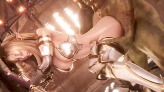blonde gold princess high realistic sfm