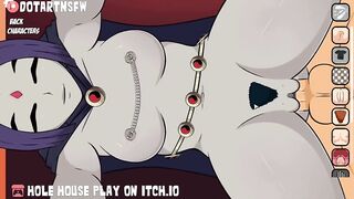 Raven Dripping Creampie Doggystle Thick Thighs Spread Pussy Juice - Hole House