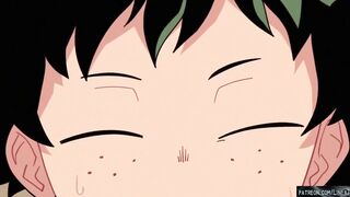 My hero academia Izuku Midoriya and Uraraka have beautiful sex