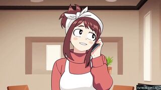 My hero academia Izuku Midoriya and Uraraka have beautiful sex