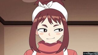 My hero academia Izuku Midoriya and Uraraka have beautiful sex
