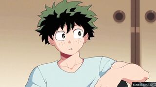My hero academia Izuku Midoriya and Uraraka have beautiful sex