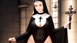 Sexy nuns costume compilation