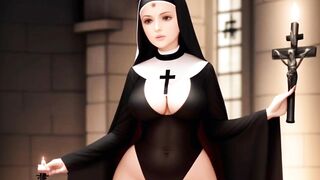 Sexy nuns costume compilation