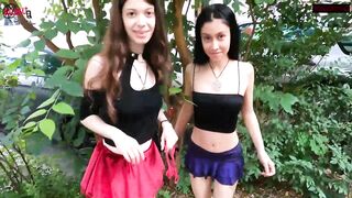 Mel and Sissi have sex on the street