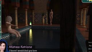 Two women in the pool
