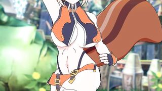 Makoto Nanaya Blazblue Hentai