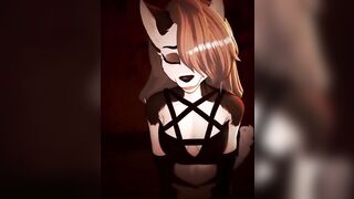 Cute Furry girl have surprise in toilet and fucked