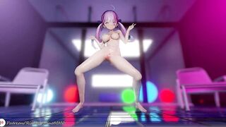 【Ecchi MMD】 Tomoare (クラブ4) - Minato Aqua | Virtual Youtuber Vtuber MMD R-18 R18