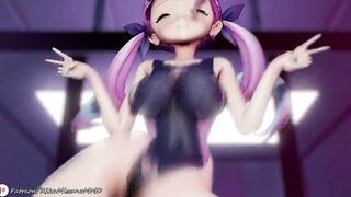 【Ecchi MMD】 Tomoare (クラブ4) - Minato Aqua | Virtual Youtuber Vtuber MMD R-18 R18