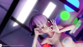 【Ecchi MMD】 Tomoare (クラブ4) - Minato Aqua | Virtual Youtuber Vtuber MMD R-18 R18