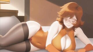 Velma from scooby doo sexy anime hentai compilation