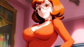 Velma from scooby doo sexy anime hentai compilation