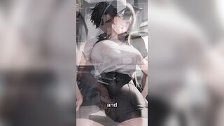 My PUSSY didn't mind that it wasn't my girlfriend who opened the door...???? *MY HENTAI STORY*