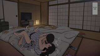 Older Girlfriend can't keep her Hands off Him - Even During their Vacations (Artist: Wakamatsu)