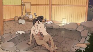 Older Girlfriend can't keep her Hands off Him - Even During their Vacations (Artist: Wakamatsu)