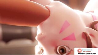 D.VA DO AMAZING BLOWJOB AND GETTING CUM IN MOUTH - OVERWATCH HENTAI 3D ANIMATED 4K 60FPS