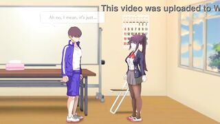 Cute college lady having sex with a man in 7 days girlfriend new hentai game