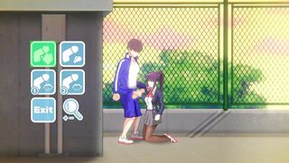 Cute college lady having sex with a man in 7 days girlfriend new hentai game