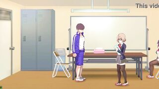 Cute college lady having sex with a man in 7 days girlfriend new hentai game