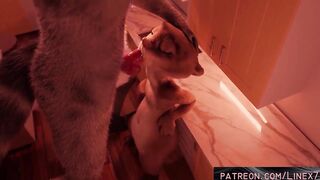 Furry doing well Blowjob Hentai