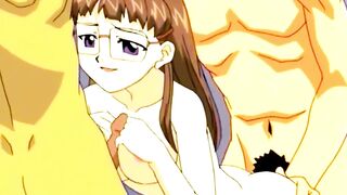Hentai Step Sister and Step Brother fuck when no one at home | Uncensored Hentai |