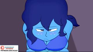 FUTANARI PARTY STEVEN UNIWERSE LAPIS LAZULI - AMAZING HENTAI FUTA STORY 60FPS