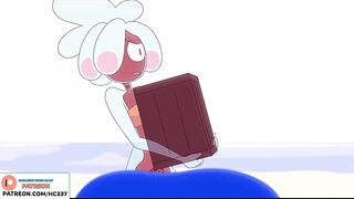 FUTANARI PARTY STEVEN UNIWERSE LAPIS LAZULI - AMAZING HENTAI FUTA STORY 60FPS