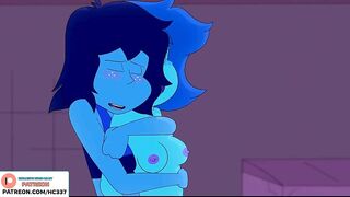 FUTANARI PARTY STEVEN UNIWERSE LAPIS LAZULI - AMAZING HENTAI FUTA STORY 60FPS