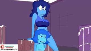 FUTANARI PARTY STEVEN UNIWERSE LAPIS LAZULI - AMAZING HENTAI FUTA STORY 60FPS