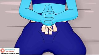 FUTANARI PARTY STEVEN UNIWERSE LAPIS LAZULI - AMAZING HENTAI FUTA STORY 60FPS