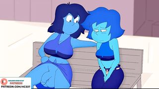 FUTANARI PARTY STEVEN UNIWERSE LAPIS LAZULI - AMAZING HENTAI FUTA STORY 60FPS