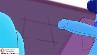 FUTANARI PARTY STEVEN UNIWERSE LAPIS LAZULI - AMAZING HENTAI FUTA STORY 60FPS