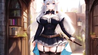 Elf girls anime hentai compilation エルフの女の子アニメエロコンピレーション animation