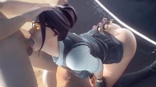 Fortnite porn Compilation. Rook Ruby Alli Harley Quinn Rule34 3D hentai animation