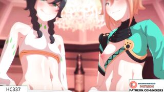 VENTI FUCKED BY ITER AND GETTING CREAMPIE CUTE TRAP BOYS - GENSHIN IMPACT 60FP 3D ANIMATED HENTAI 4K