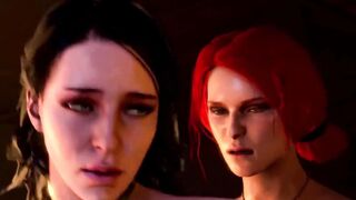 Futa Triss & Yennefer having a fun night p3