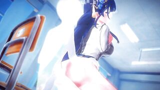 Genshin Impact - Raiden at School