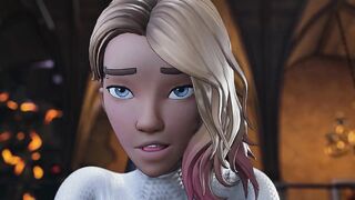 Spider Verse - Gwen Stacy gets creampied on Halloween night