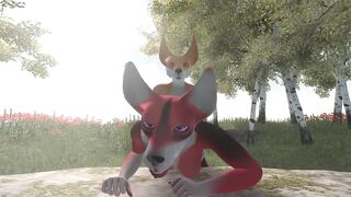 Fox licks lover clean after rough fuck ????????????