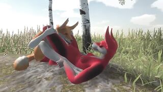 Fox licks lover clean after rough fuck ????????????