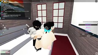 Red hair and Blue Hair girl get fucked in roblox